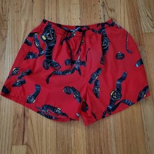 Vintage Ralph Lauren Polo Sport swim trunks.